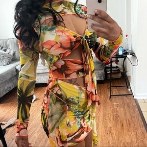 Flower girl cut it out dress